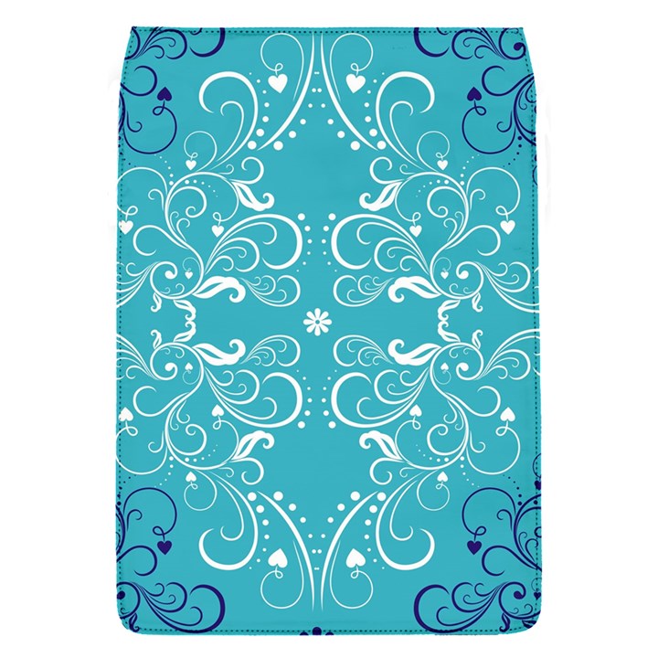 Repeatable Flower Leaf Blue Flap Covers (S) 