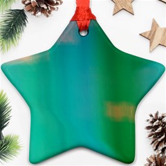 Shadow Faintly Faint Line Green Ornament (star) by Mariart