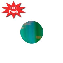 Shadow Faintly Faint Line Green 1  Mini Buttons (100 Pack) 