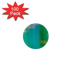 Shadow Faintly Faint Line Green 1  Mini Magnets (100 Pack) 