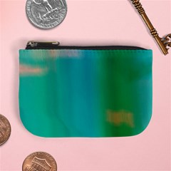 Shadow Faintly Faint Line Green Mini Coin Purses by Mariart