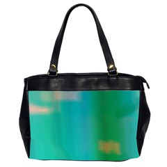 Shadow Faintly Faint Line Green Office Handbags (2 Sides)  by Mariart