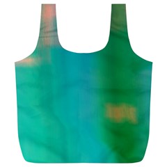 Shadow Faintly Faint Line Green Full Print Recycle Bags (l)  by Mariart