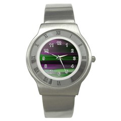 Screen Random Images Shadow Stainless Steel Watch by Mariart