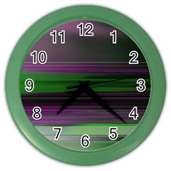 Screen Random Images Shadow Color Wall Clocks by Mariart