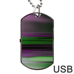 Screen Random Images Shadow Dog Tag Usb Flash (one Side)