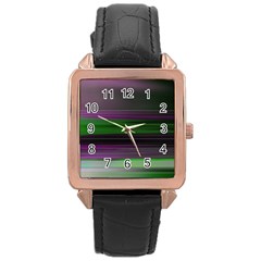 Screen Random Images Shadow Rose Gold Leather Watch  by Mariart