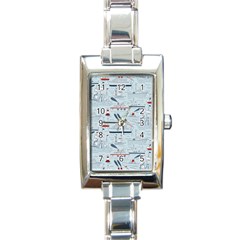 Ships Sails Rectangle Italian Charm Watch