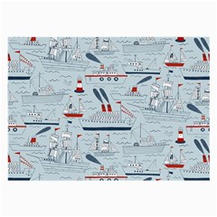 Ships Sails Large Glasses Cloth (2-side)