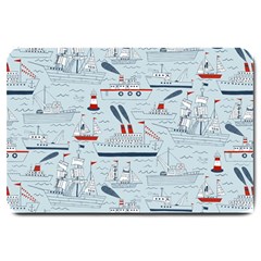 Ships Sails Large Doormat  by Mariart