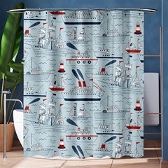 Ships Sails Shower Curtain 60  X 72  (medium) 