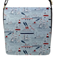 Ships Sails Flap Messenger Bag (s)