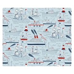 Ships Sails Double Sided Flano Blanket (small)  by Mariart