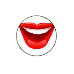 Smile Lips Transparent Red Sexy Hat Clip Ball Marker