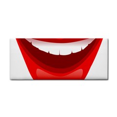 Smile Lips Transparent Red Sexy Cosmetic Storage Cases by Mariart