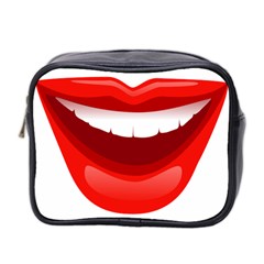 Smile Lips Transparent Red Sexy Mini Toiletries Bag 2-side