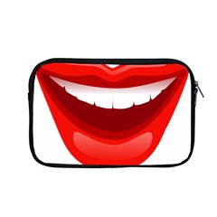 Smile Lips Transparent Red Sexy Apple Macbook Pro 13  Zipper Case