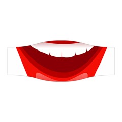 Smile Lips Transparent Red Sexy Stretchable Headband by Mariart