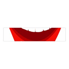 Smile Lips Transparent Red Sexy Velvet Scrunchie