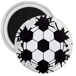 Soccer Camp Splat Ball Sport 3  Magnets Front