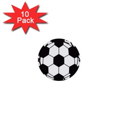 Soccer Camp Splat Ball Sport 1  Mini Buttons (10 Pack) 