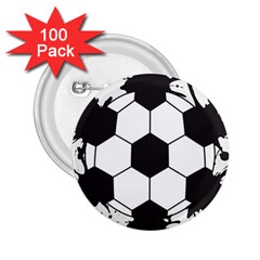 Soccer Camp Splat Ball Sport 2 25  Buttons (100 Pack)  by Mariart