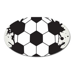 Soccer Camp Splat Ball Sport Oval Magnet