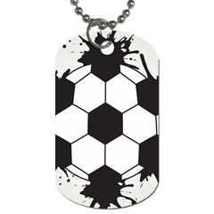 Soccer Camp Splat Ball Sport Dog Tag (one Side) by Mariart