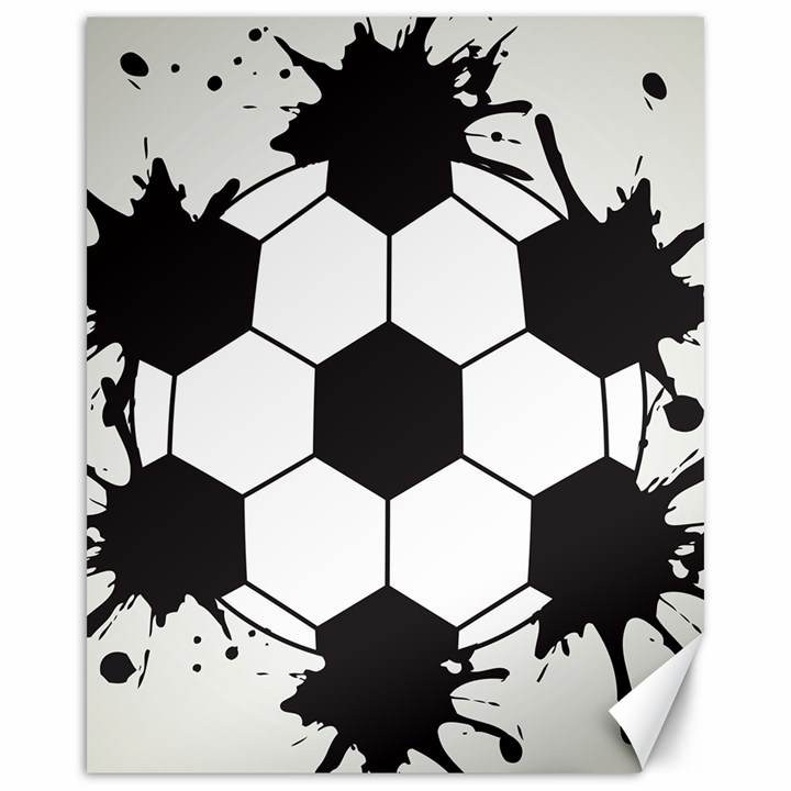 Soccer Camp Splat Ball Sport Canvas 16  x 20  