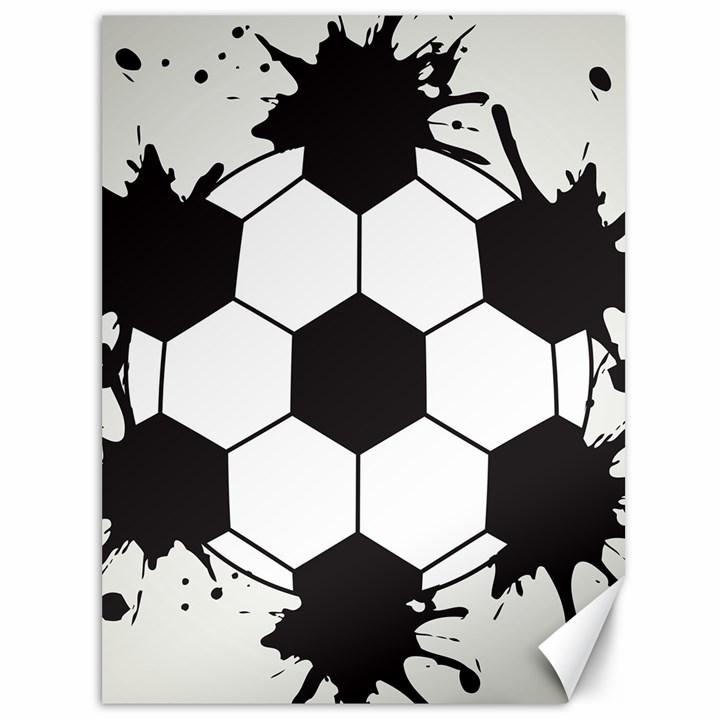 Soccer Camp Splat Ball Sport Canvas 36  x 48  