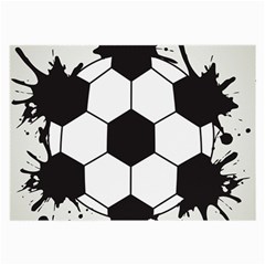 Soccer Camp Splat Ball Sport Large Glasses Cloth by Mariart