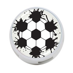 Soccer Camp Splat Ball Sport 4-port Usb Hub (one Side)