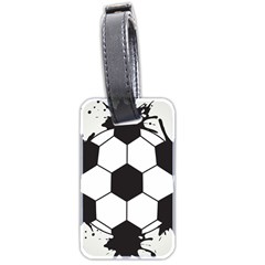 Soccer Camp Splat Ball Sport Luggage Tags (two Sides) by Mariart