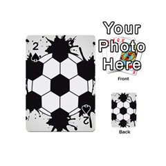 Soccer Camp Splat Ball Sport Playing Cards 54 (mini)  by Mariart