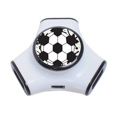 Soccer Camp Splat Ball Sport 3-port Usb Hub by Mariart