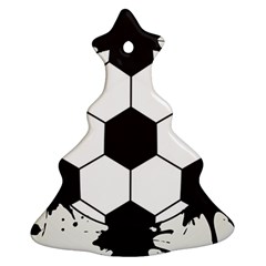 Soccer Camp Splat Ball Sport Christmas Tree Ornament (two Sides)