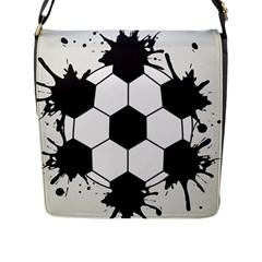 Soccer Camp Splat Ball Sport Flap Messenger Bag (l) 