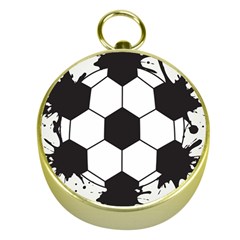 Soccer Camp Splat Ball Sport Gold Compasses by Mariart