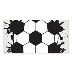 Soccer Camp Splat Ball Sport Satin Shawl by Mariart