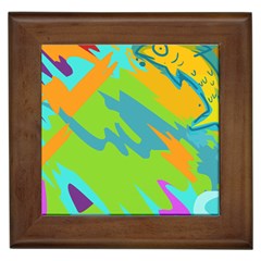 Skatepark Seaworld Fish Framed Tiles by Mariart