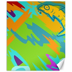 Skatepark Seaworld Fish Canvas 8  X 10  by Mariart