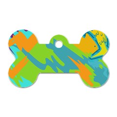 Skatepark Seaworld Fish Dog Tag Bone (one Side) by Mariart