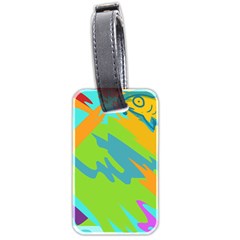 Skatepark Seaworld Fish Luggage Tags (two Sides) by Mariart