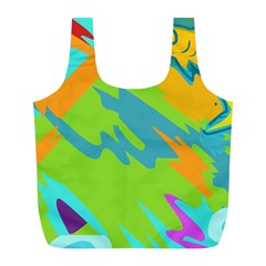 Skatepark Seaworld Fish Full Print Recycle Bags (l) 