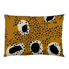 Surface Patterns Spot Polka Dots Black Pillow Case by Mariart