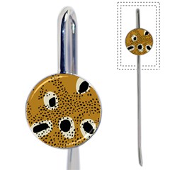 Surface Patterns Spot Polka Dots Black Book Mark by Mariart