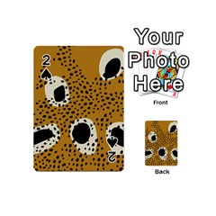 Surface Patterns Spot Polka Dots Black Playing Cards 54 (mini) 