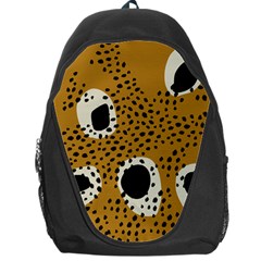 Surface Patterns Spot Polka Dots Black Backpack Bag by Mariart