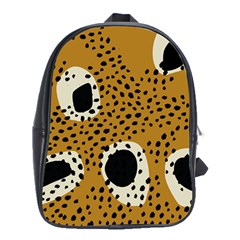 Surface Patterns Spot Polka Dots Black School Bags (xl)  by Mariart