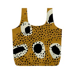 Surface Patterns Spot Polka Dots Black Full Print Recycle Bags (m)  by Mariart